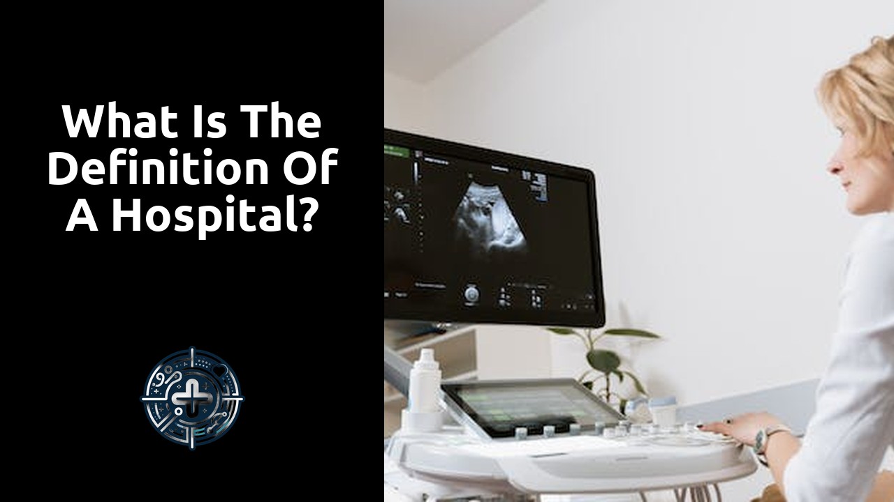 What is the definition of a hospital?